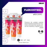 Flekosteel Bálsamo crema para el Dolor Muscular y Articulaciones