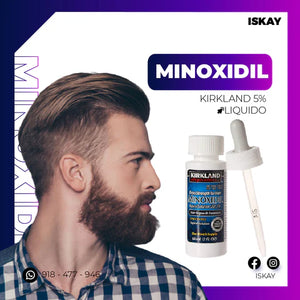 MIN0XIDIL - CRECIMIENTO DE BARBA Y CABELLO